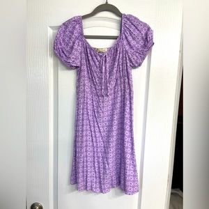 Rewind NWOT purple flower dress